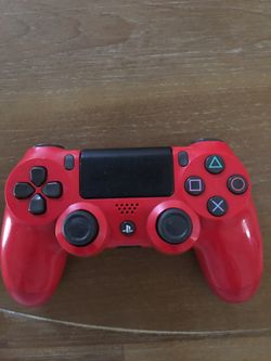 Sony PlayStation ps4 red DualShock 4 wireless controller