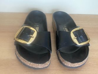 Birkenstock Madrid Big Buckle Sandals Size 37 Súper Cute $25
