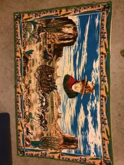 70's John Wayne cloth poster