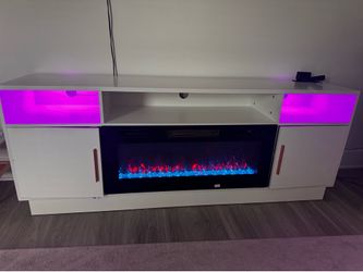 Fireplace TV Stand for 65-80 inch TV,