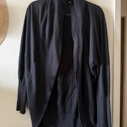 Women’s Black Open Cardigan- Size Small