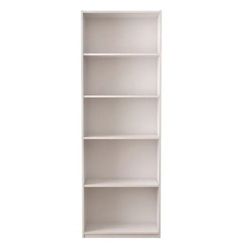 Style Selections White Composite 5 - Shelf Bookcase ( 24.88-in W x 71.42-in H x 11.65-in D) Finished
