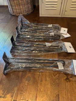 Black Metal Hairpin Table Legs Set of 4 NEW