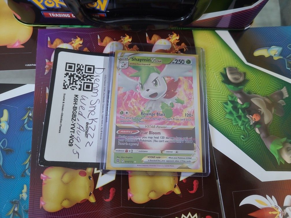 Shaymin Vstar Pokemon Card