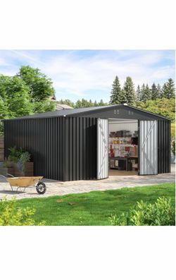 12 X14 FT Metal Outdoor Storage Shed