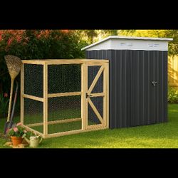6'x4' Chicken Coop And Run