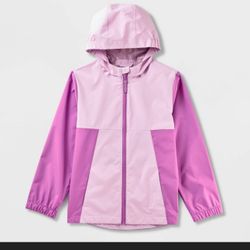 New kids colorblock rain jacket cat and jack 6/7