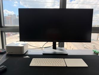 ASUS Ultrawide monitor + Mac Studio + Keyboard + Trackpad