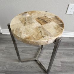 Side table - Natural Onyx stone - BRAND NEW
