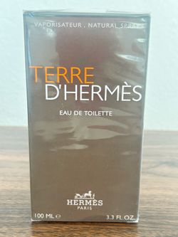 HERMES Terre D'hermes 3.3oz / 100ml Men's Eau de Toilette Spray - New Sealed Box