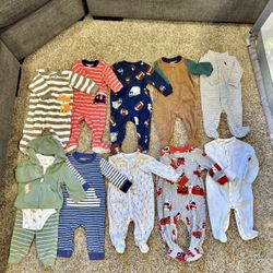 Lot of Baby Clothes (Size:  6 Months) - 51 Items!!