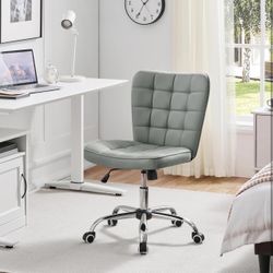 Modern gray desk chair / gray office chair/ adjustable height office chair / 