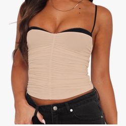 Sexy Double lined Shelf Braw Tank Top Size: M