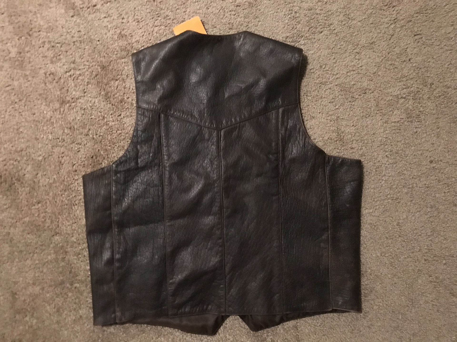 New Leather Vest