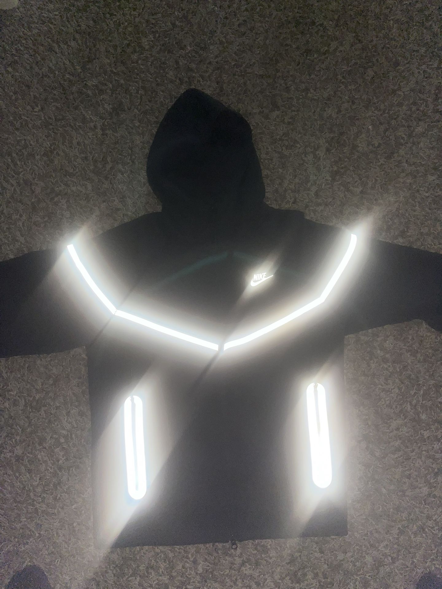 Nike Tech Fleece Black Reflective Tech