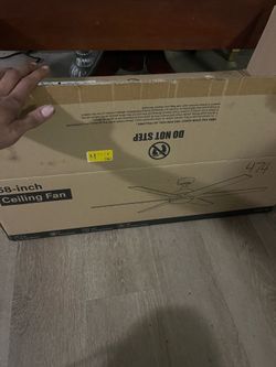 55  Samsung Tv  needs remote ,  Dell laptop , six dresser drawer, Ceiling fan for sale