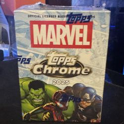 2025 Topps chrome Marvel Trading Card Value Box