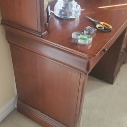 Wood Desk Office Desk With Hutch