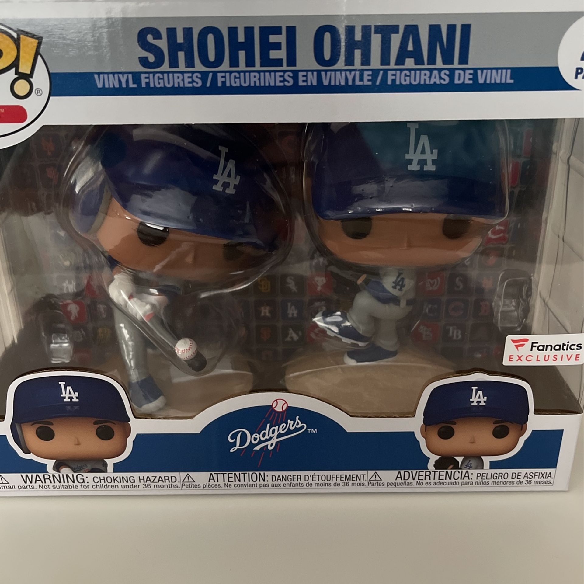 Shohei Ohtani LA Dodgers Exclusive 2-pack Funko Pop