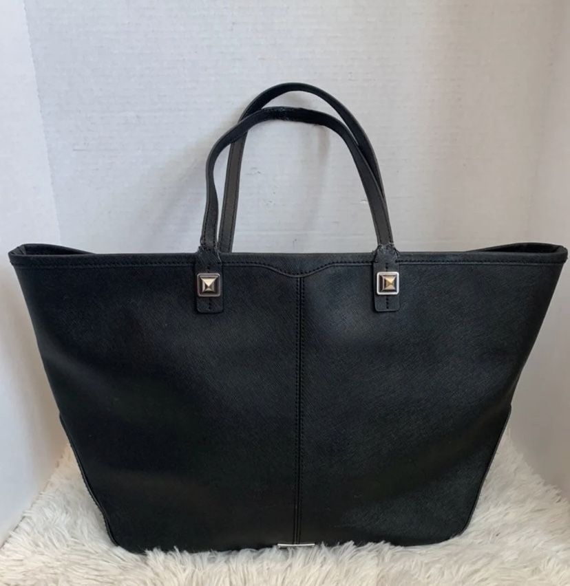 Rebecca Minkoff Black Leather Tote Bag