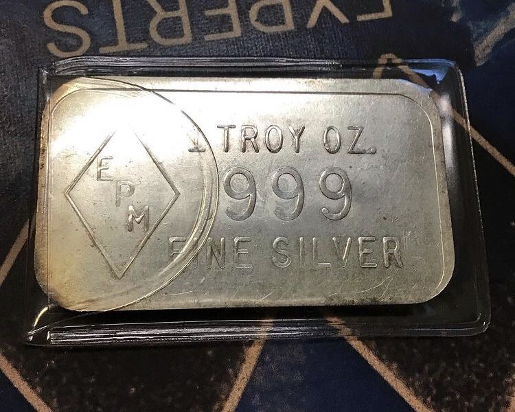 Eastern Precious Metals Vintage Silver Bar 