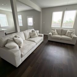 New Sofa + Loveseat Set