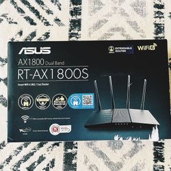 ASUS RT-AX1800S WiFi 6 Router – Ultra-Fast & Secure!