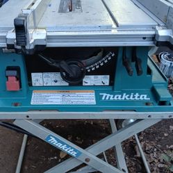 Makita Table Saw W/folding Stand