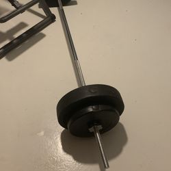 Dead Lift Bar With Weights