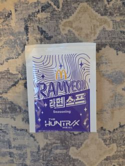 McDonald's ramyeon seasoning the huntrxx meal.
