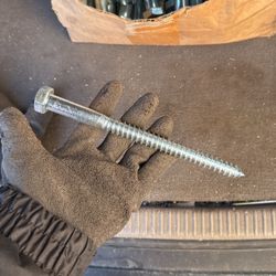 5/8 In X 8 In Hex Zinc Plated Lag Screw