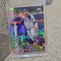 Fernando Tatis Jr. X-fractor Refactor  Rookie Cup Football Card 