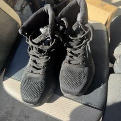 Steel Toe Unisex Work Boots Size 7 In Women, Size 5 In Men