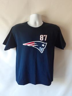 New England Patriots #87 Gronkowski short sleeve t-shirt size XL
