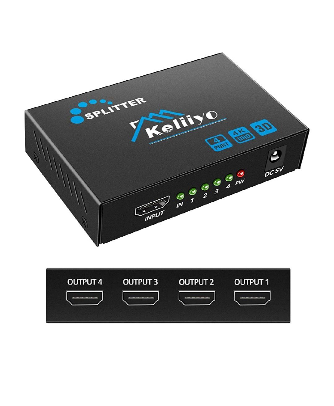 HDMI splitter 1in 4out