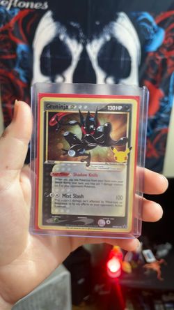 Greninja gold star 25th anniversary