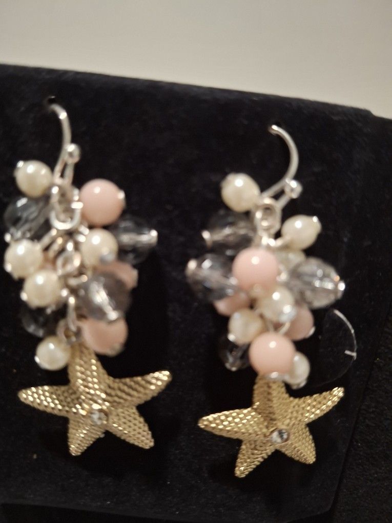 Starfish Charm Earrings