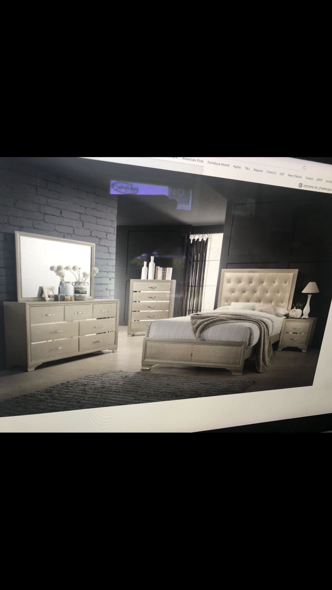 Five piece bedroom set