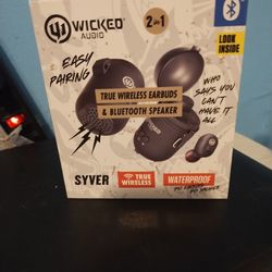 brand new never used ay all retail $100 am selling it for $50  form price no lower wicked audio syver