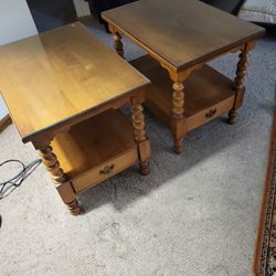 Maple Side Table Set
