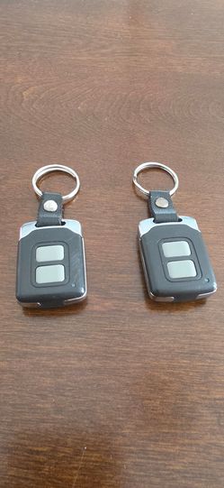 2-Button Key Fob Remote Key Chain Pair