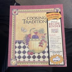 New Debbie Mumm Personalized Recipe Keeper 3 Ring Binder Cooking Traditions