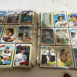 Baseball Card Sets 1980 Through 1990