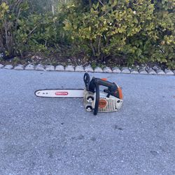 STIHL-MS 193T CHAINSAW GOOD CONDITION, WORKS GREAT…