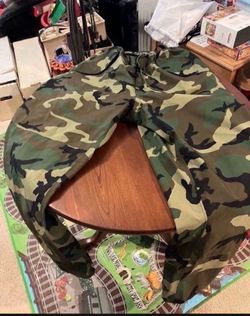 Army Military BDU Camouflage Rain Waterproof Gore Tex Pants (Cold Weather)