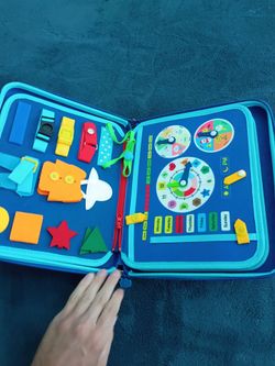 Kids learning briefcase - alphabet, time, shapes, and more