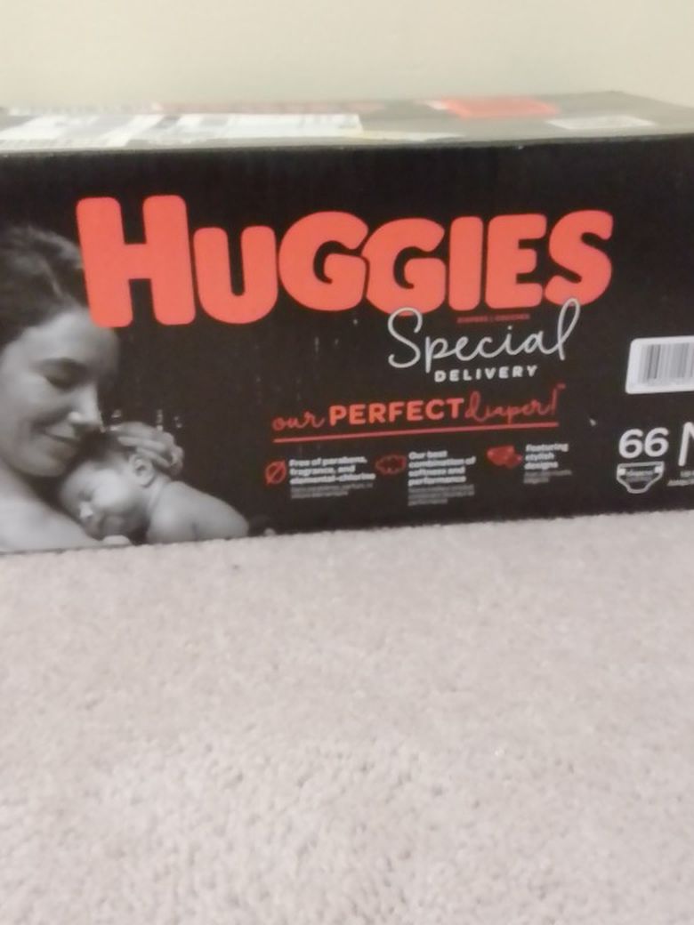 Huggies Special Delivery Hypoallergenic Newborn Up To 10 Ib Diaper. 66 Counts