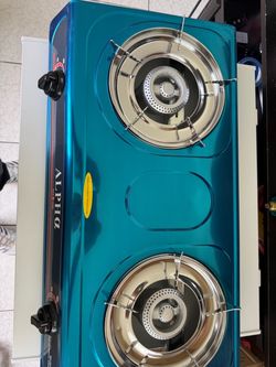 Alpha Double Burner Gas Stove