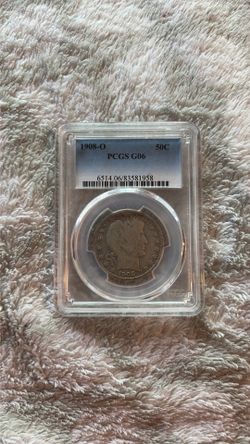 1908-O Barber Half Dollar PCGS G6