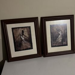 Framed African American Dancer Art Prints – Set of 2 – 20x24